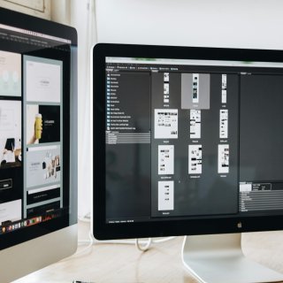Computer on which Figma is used.