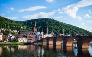 Mateo Krossler | Unsplash View of the bridge in Heidelberg.